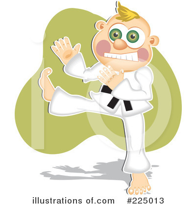 Royalty-Free (RF) Karate Clipart Illustration by Prawny - Stock Sample #225013