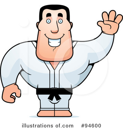 Royalty-Free (RF) Karate Clipart Illustration by Cory Thoman - Stock Sample #94600