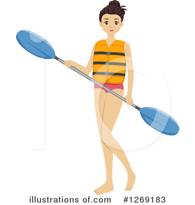 Kayaking Clipart #1269183 by BNP Design Studio