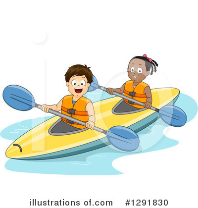 Rafting Clipart #1291830 by BNP Design Studio