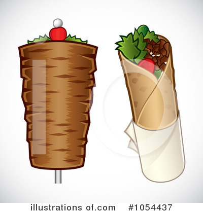 Royalty-Free (RF) Kebab Clipart Illustration by TA Images - Stock Sample #1054437