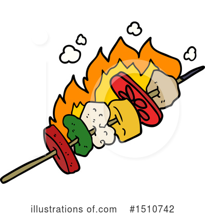 Royalty-Free (RF) Kebab Clipart Illustration by lineartestpilot - Stock Sample #1510742