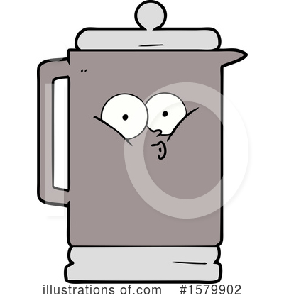 Royalty-Free (RF) Kettle Clipart Illustration by lineartestpilot - Stock Sample #1579902
