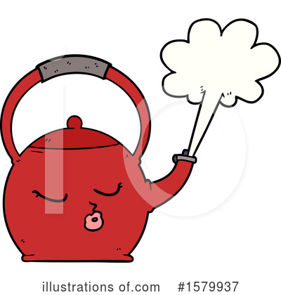 Tea Kettle Clipart #1579937 by lineartestpilot