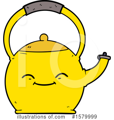 Tea Kettle Clipart #1579999 by lineartestpilot