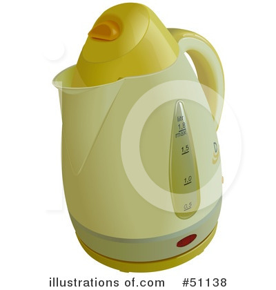 Royalty-Free (RF) Kettle Clipart Illustration by dero - Stock Sample #51138