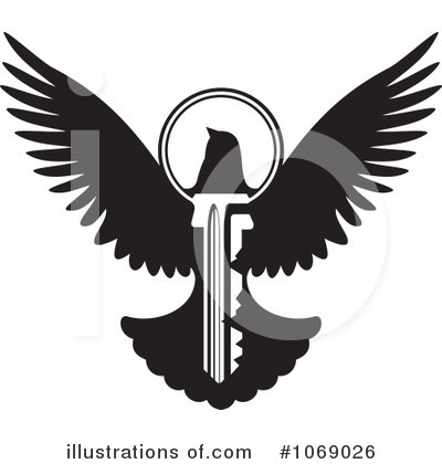 Royalty-Free (RF) Key Clipart Illustration by Any Vector - Stock Sample #1069026