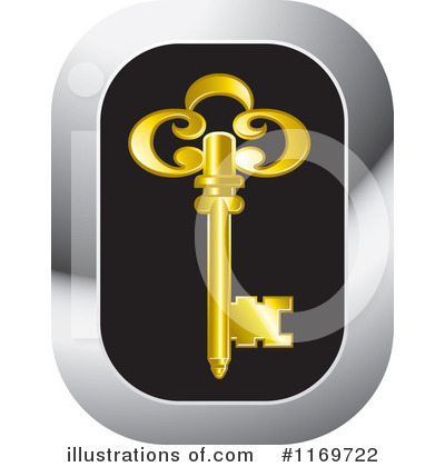 Royalty-Free (RF) Key Clipart Illustration by Lal Perera - Stock Sample #1169722