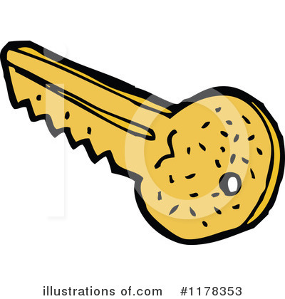 Royalty-Free (RF) Key Clipart Illustration by lineartestpilot - Stock Sample #1178353
