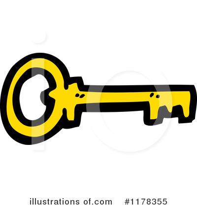 Royalty-Free (RF) Key Clipart Illustration by lineartestpilot - Stock Sample #1178355