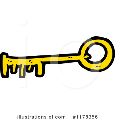 Skeleton Key Clipart #1178356 by lineartestpilot