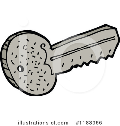 Royalty-Free (RF) Key Clipart Illustration by lineartestpilot - Stock Sample #1183966