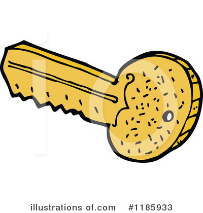 Royalty-Free (RF) Key Clipart Illustration by lineartestpilot - Stock Sample #1185933