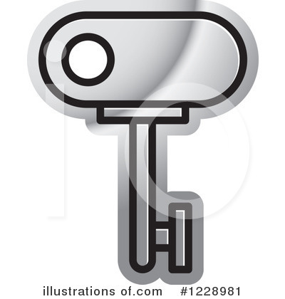 Royalty-Free (RF) Key Clipart Illustration by Lal Perera - Stock Sample #1228981
