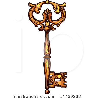 Royalty-Free (RF) Key Clipart Illustration by Vector Tradition SM - Stock Sample #1439268