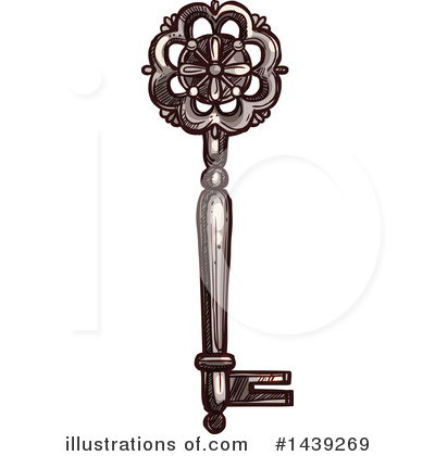 Royalty-Free (RF) Key Clipart Illustration by Vector Tradition SM - Stock Sample #1439269