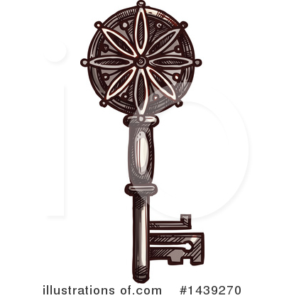 Royalty-Free (RF) Key Clipart Illustration by Vector Tradition SM - Stock Sample #1439270