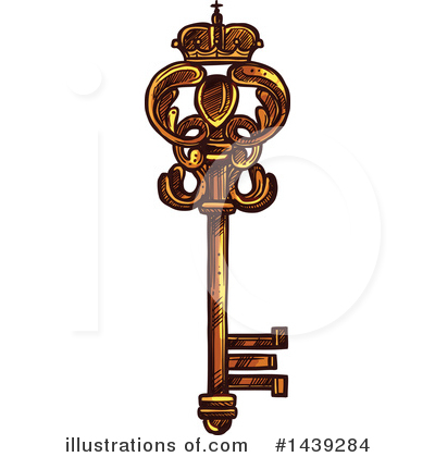 Royalty-Free (RF) Key Clipart Illustration by Vector Tradition SM - Stock Sample #1439284