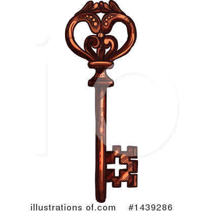 Royalty-Free (RF) Key Clipart Illustration by Vector Tradition SM - Stock Sample #1439286