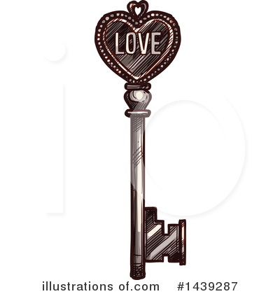 Royalty-Free (RF) Key Clipart Illustration by Vector Tradition SM - Stock Sample #1439287