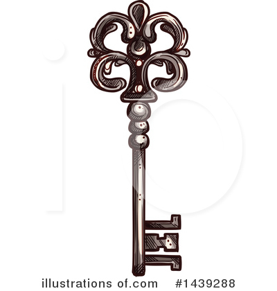 Royalty-Free (RF) Key Clipart Illustration by Vector Tradition SM - Stock Sample #1439288