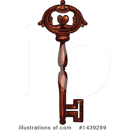 Royalty-Free (RF) Key Clipart Illustration by Vector Tradition SM - Stock Sample #1439289