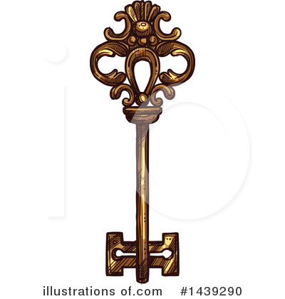 Royalty-Free (RF) Key Clipart Illustration by Vector Tradition SM - Stock Sample #1439290