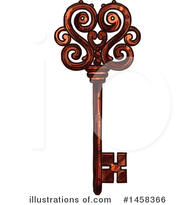 Royalty-Free (RF) Key Clipart Illustration by Vector Tradition SM - Stock Sample #1458366