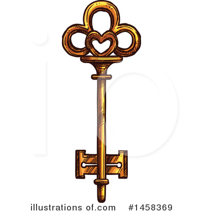 Royalty-Free (RF) Key Clipart Illustration by Vector Tradition SM - Stock Sample #1458369