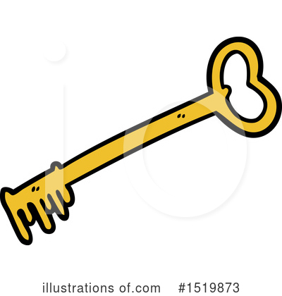 Skeleton Key Clipart #1519873 by lineartestpilot