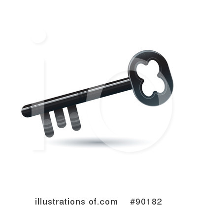 Royalty-Free (RF) Key Clipart Illustration by MilsiArt - Stock Sample #90182