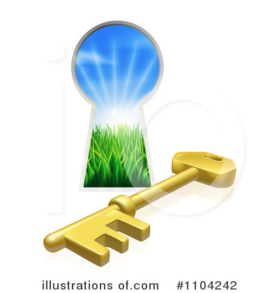 Key Hole Clipart #1104242 - Illustration by ...