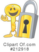 Key Mascot Clipart #212918 by Mascot Junction