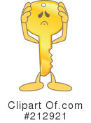 Key Mascot Clipart #212921 by Mascot Junction