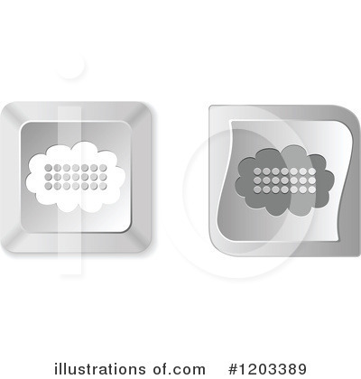 Royalty-Free (RF) Keyboard Button Clipart Illustration by Andrei Marincas - Stock Sample #1203389