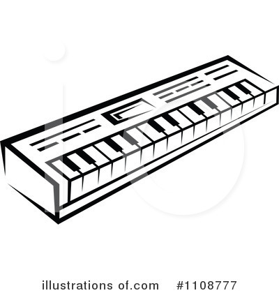 Royalty-Free (RF) Keyboard Clipart Illustration by Vector Tradition SM - Stock Sample #1108777