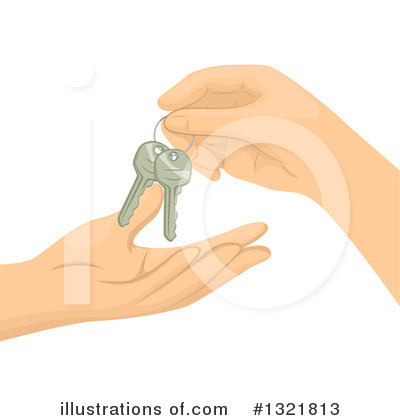 House Key Clipart #1321813 by BNP Design Studio