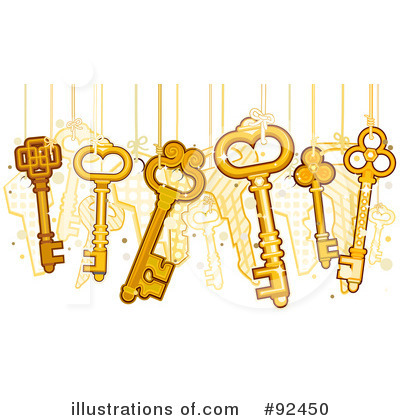 Royalty-Free (RF) Keys Clipart Illustration by BNP Design Studio - Stock