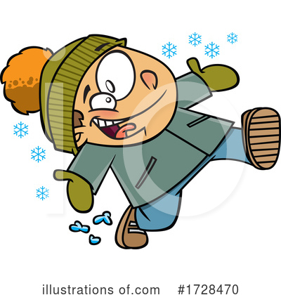 Snowing Clipart #1728470 by toonaday