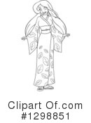 Kimono Clipart #1298851 by Liron Peer