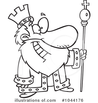 Royalty-Free (RF) King Clipart Illustration by toonaday - Stock Sample #1044176