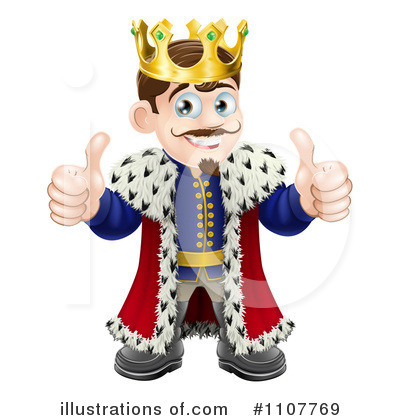 Royalty-Free (RF) King Clipart Illustration by AtStockIllustration - Stock Sample #1107769