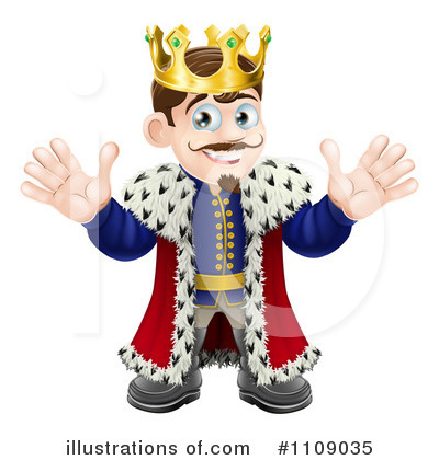 Royalty-Free (RF) King Clipart Illustration by AtStockIllustration - Stock Sample #1109035