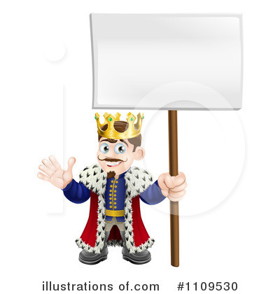 Royalty-Free (RF) King Clipart Illustration by AtStockIllustration - Stock Sample #1109530