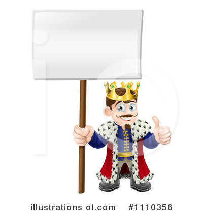 Royalty-Free (RF) King Clipart Illustration by AtStockIllustration - Stock Sample #1110356