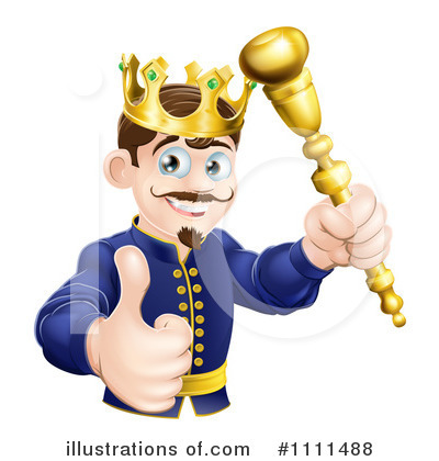 Royalty-Free (RF) King Clipart Illustration by AtStockIllustration - Stock Sample #1111488
