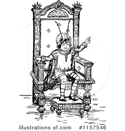 Royalty-Free (RF) King Clipart Illustration by Prawny Vintage - Stock Sample #1157546