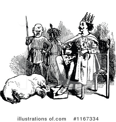 Royalty-Free (RF) King Clipart Illustration by Prawny Vintage - Stock Sample #1167334