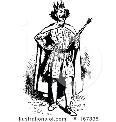 Royalty-Free (RF) King Clipart Illustration by Prawny Vintage - Stock Sample #1167335
