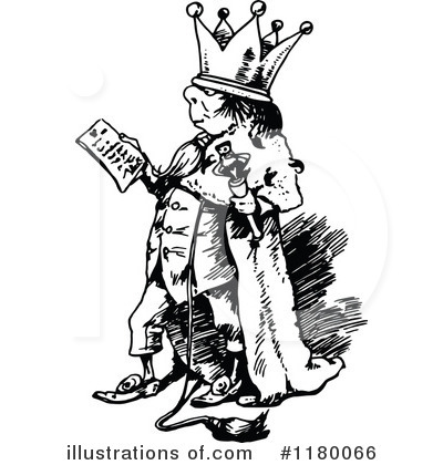 Royalty-Free (RF) King Clipart Illustration by Prawny Vintage - Stock Sample #1180066